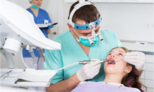 regular visit to dentist